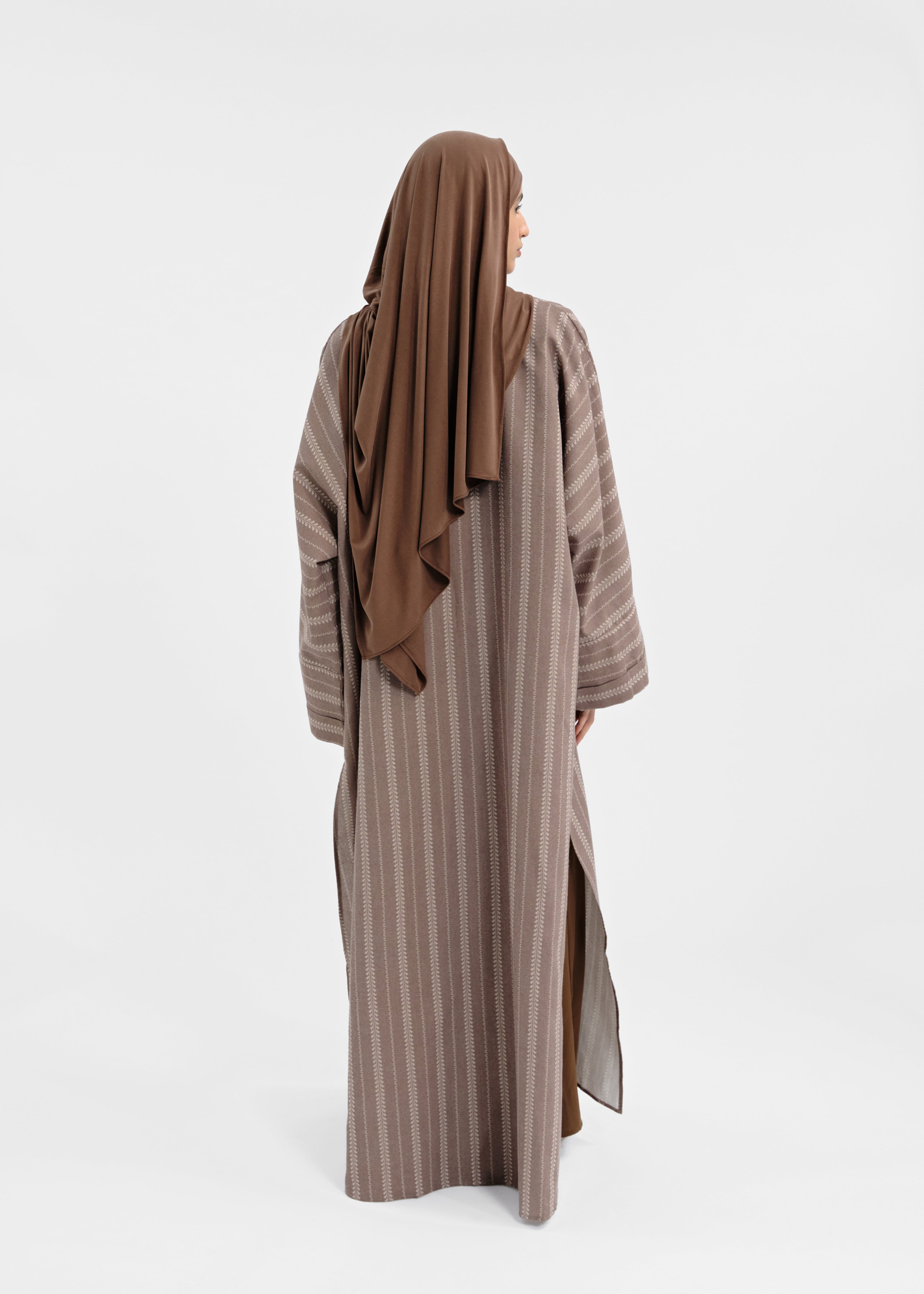Abaya set Douiret marron