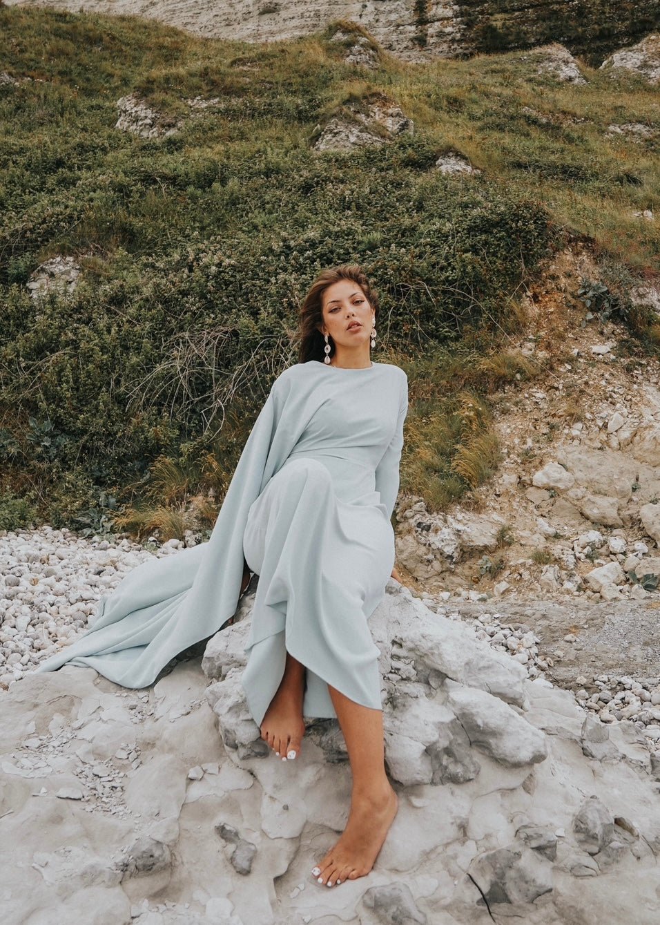 AAbaya Équinoxe Bleu Pale Vert Eau
