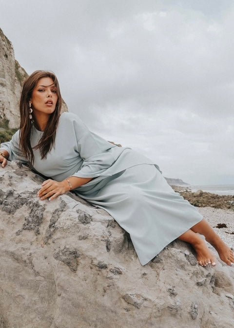 AAbaya Équinoxe Bleu Pale Vert Eau