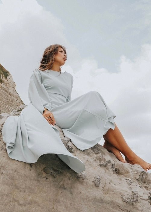AAbaya Équinoxe Bleu Pale Vert Eau