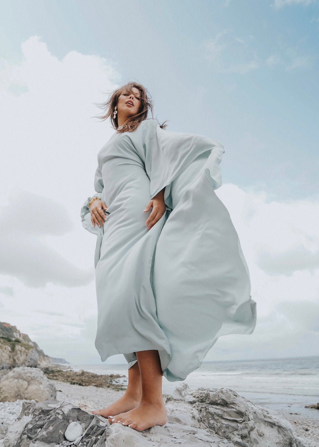 AAbaya Équinoxe Bleu Pale Vert Eau