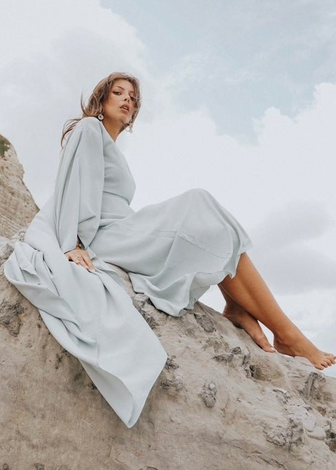 AAbaya Équinoxe Bleu Pale Vert Eau