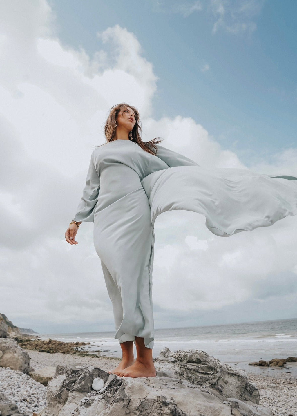 AAbaya Équinoxe Bleu Pale Vert Eau