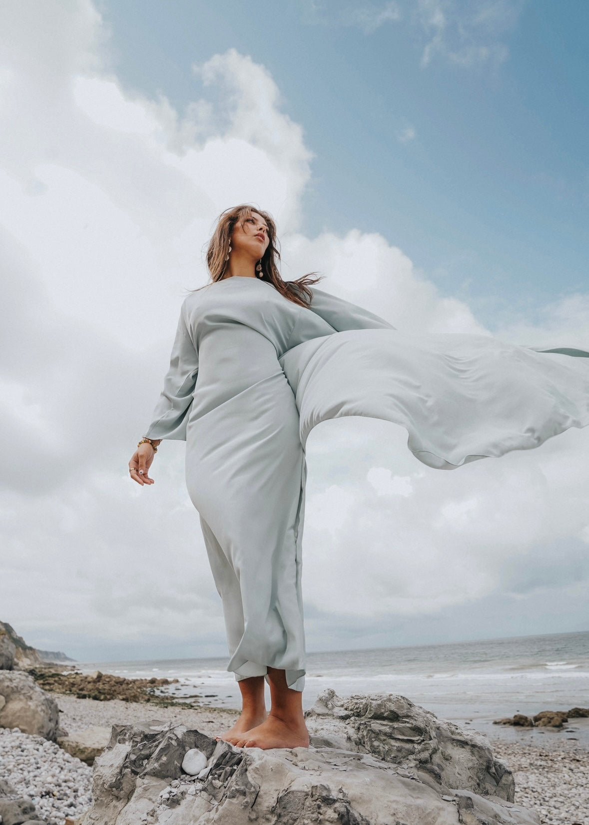 AAbaya Équinoxe Bleu Pale Vert Eau