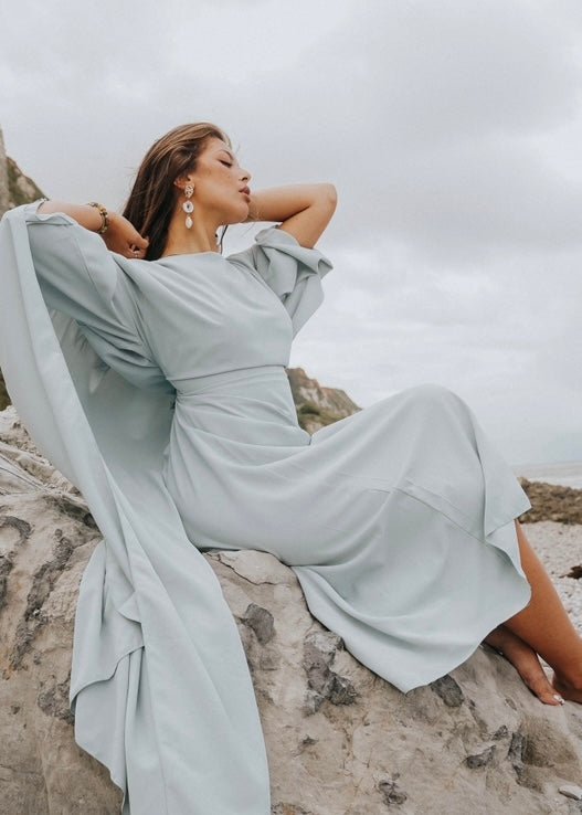 AAbaya Équinoxe Bleu Pale Vert Eau