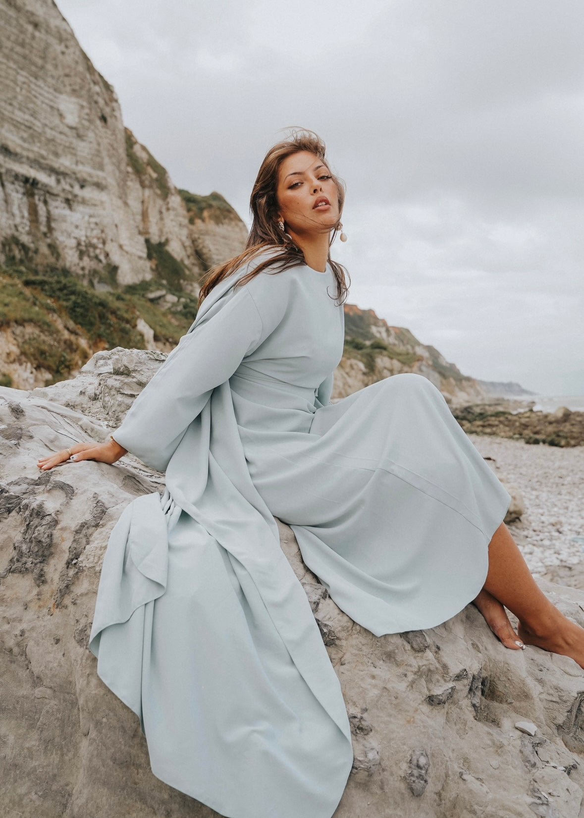 AAbaya Équinoxe Bleu Pale Vert Eau