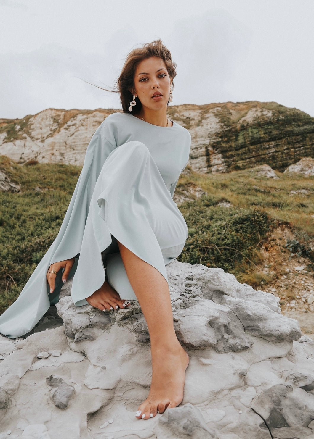 AAbaya Équinoxe Bleu Pale Vert Eau