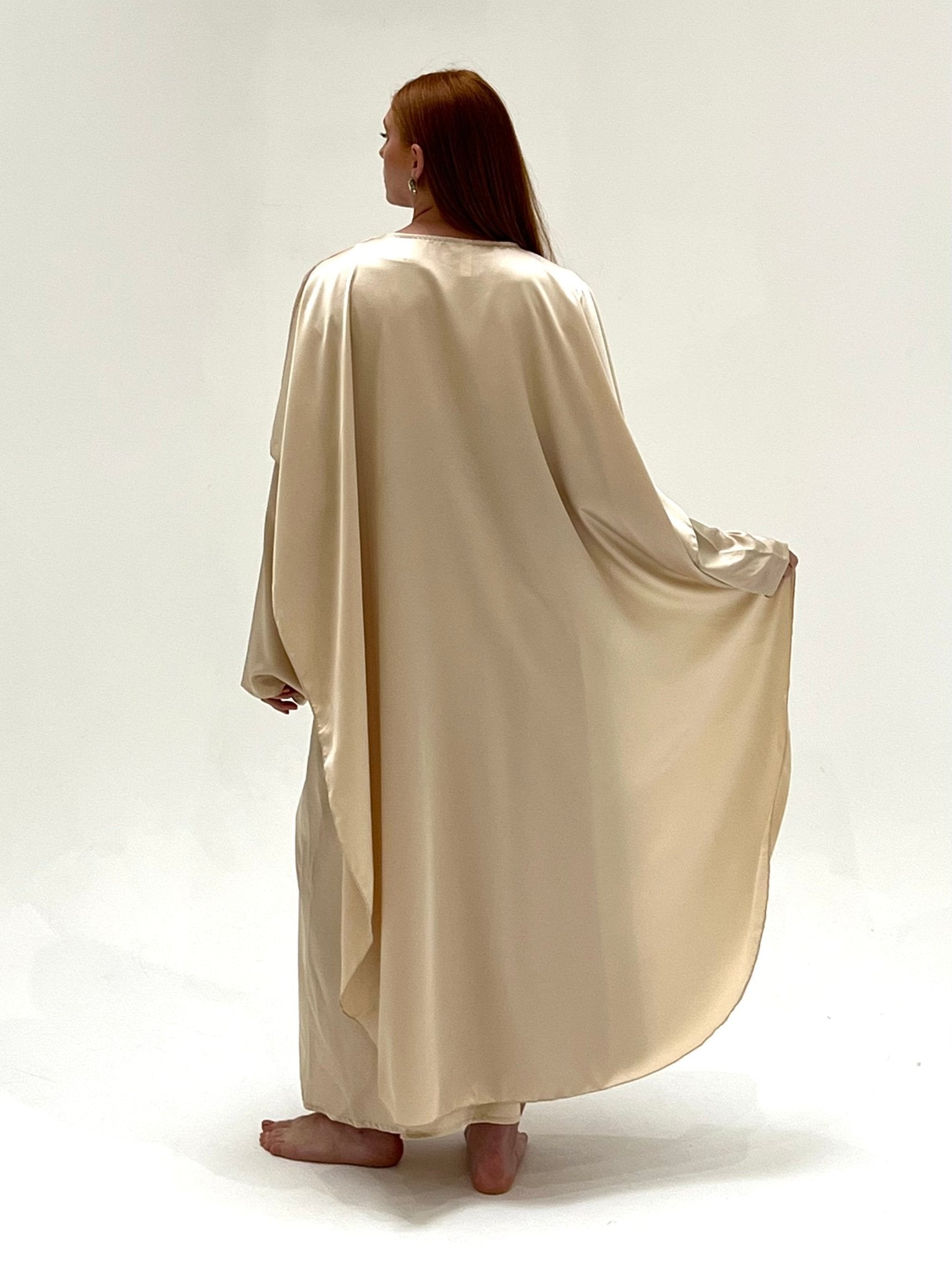 Abaya Cap Orelle Beige Clair