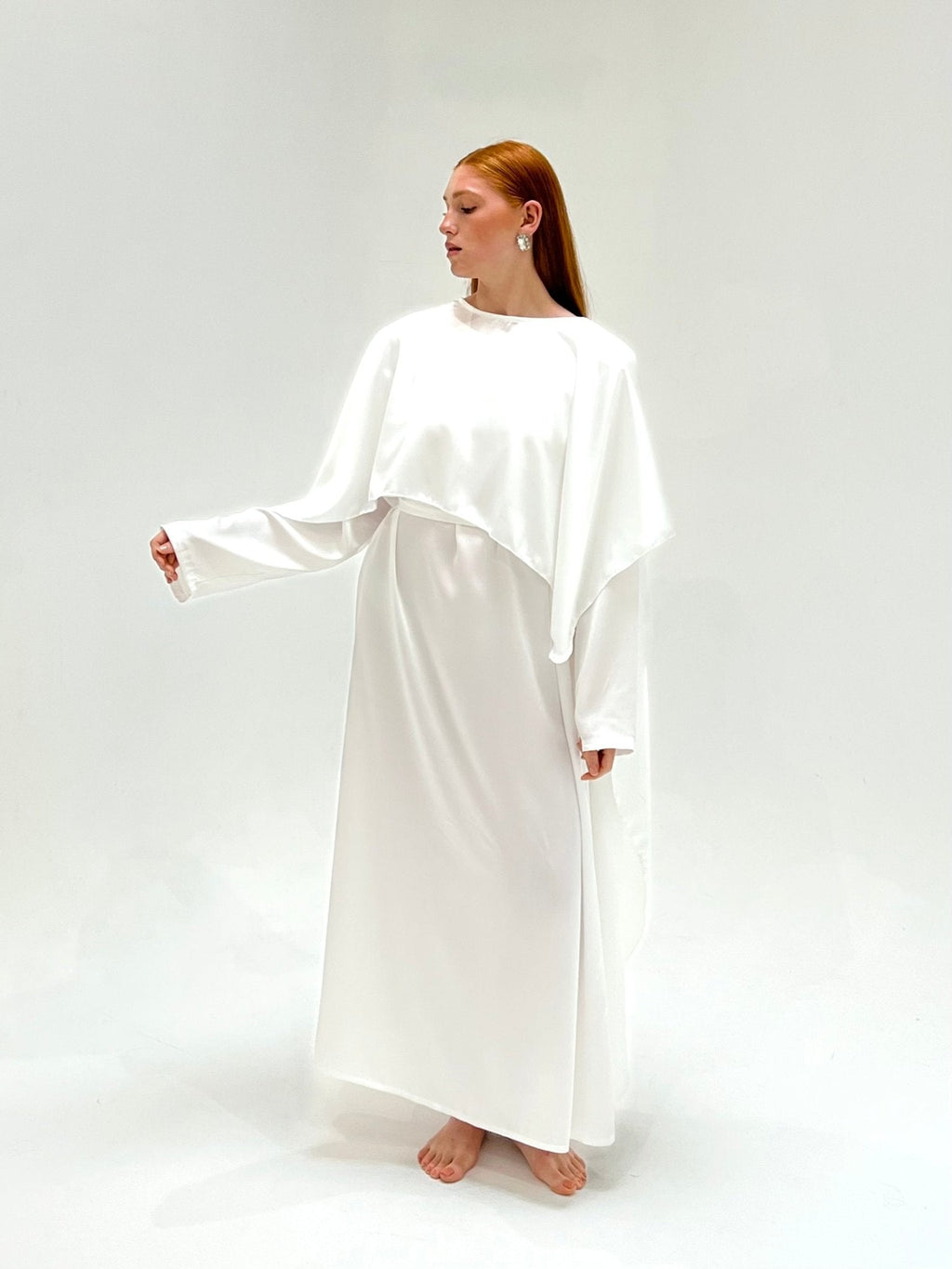 Abaya Cap Orelle Blanche