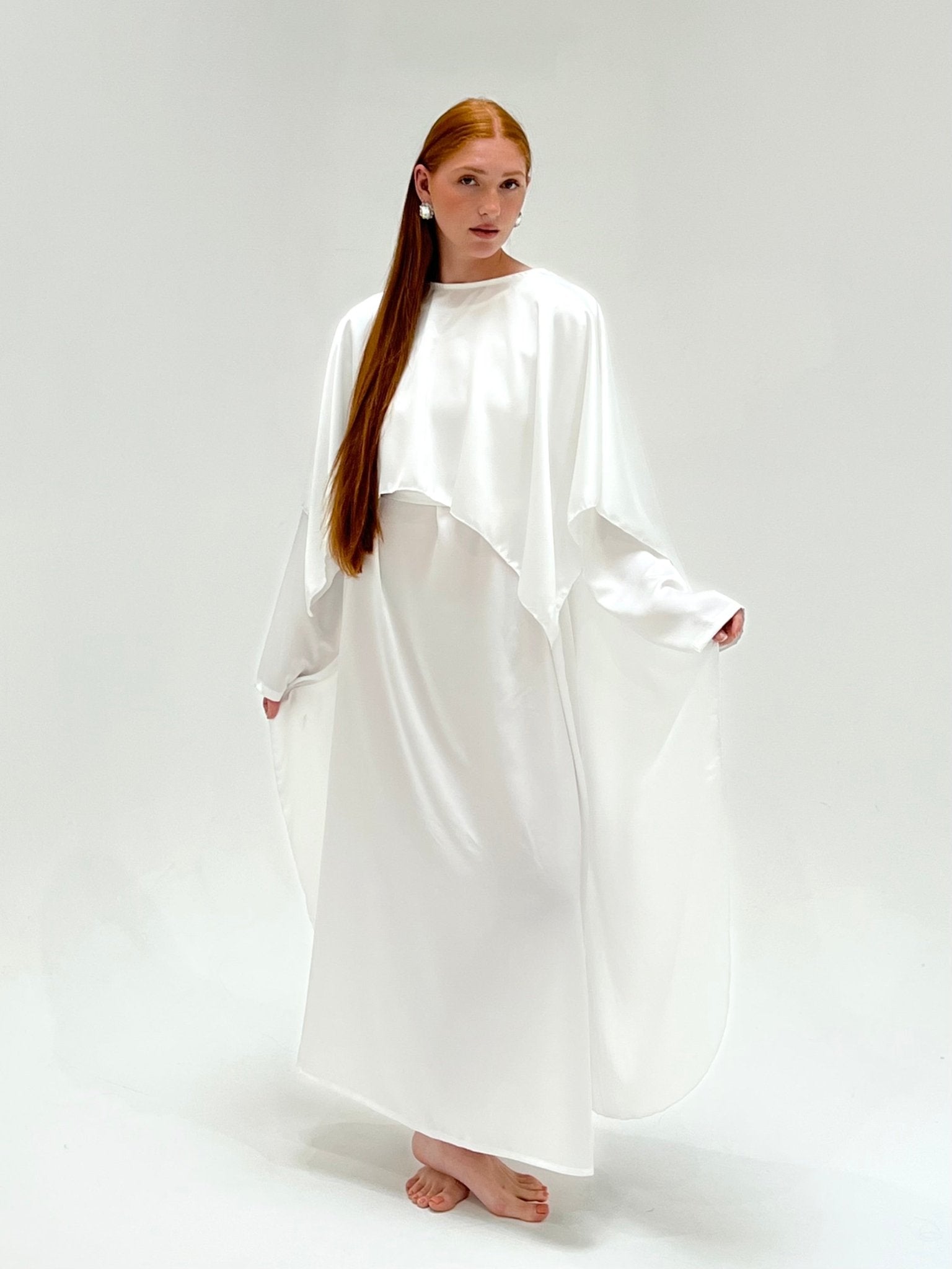 Abaya Cap Orelle Blanche