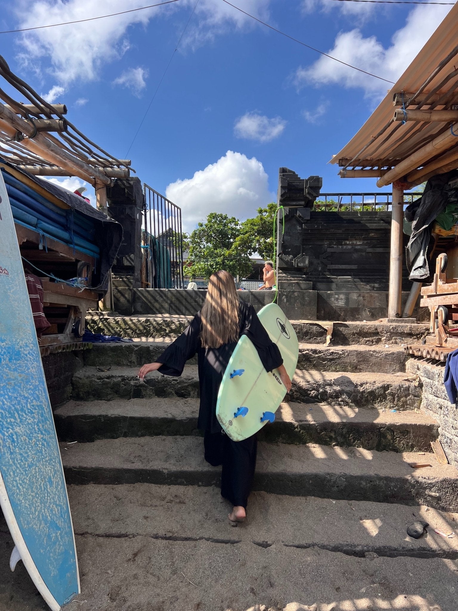Ensemble de plage Houda Premium Noir + Hijab