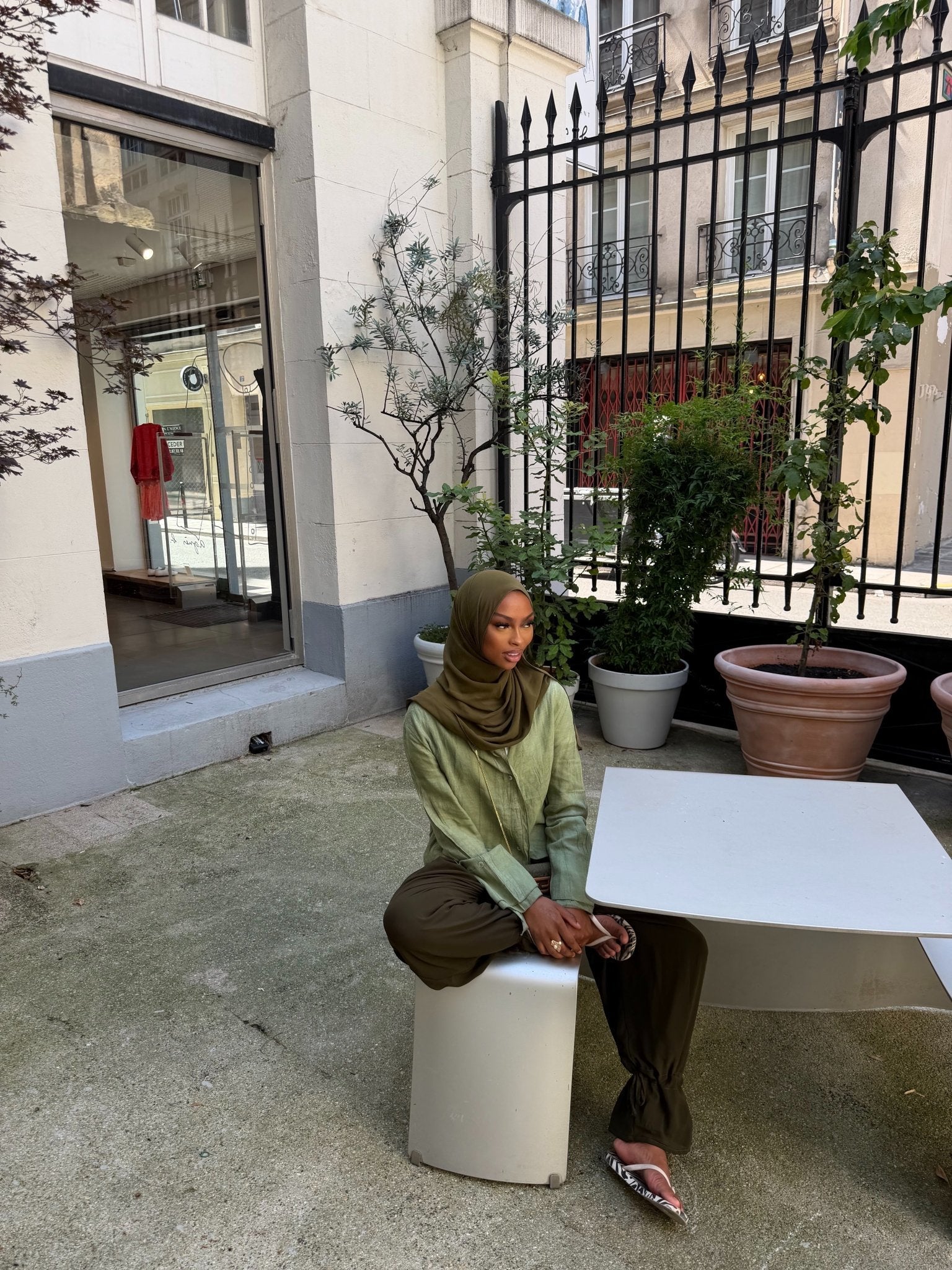 Chemise Augustine - Kaki