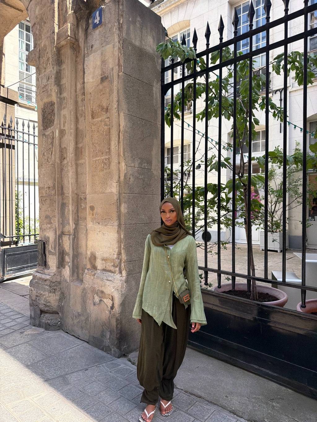 Chemise Augustine - Kaki