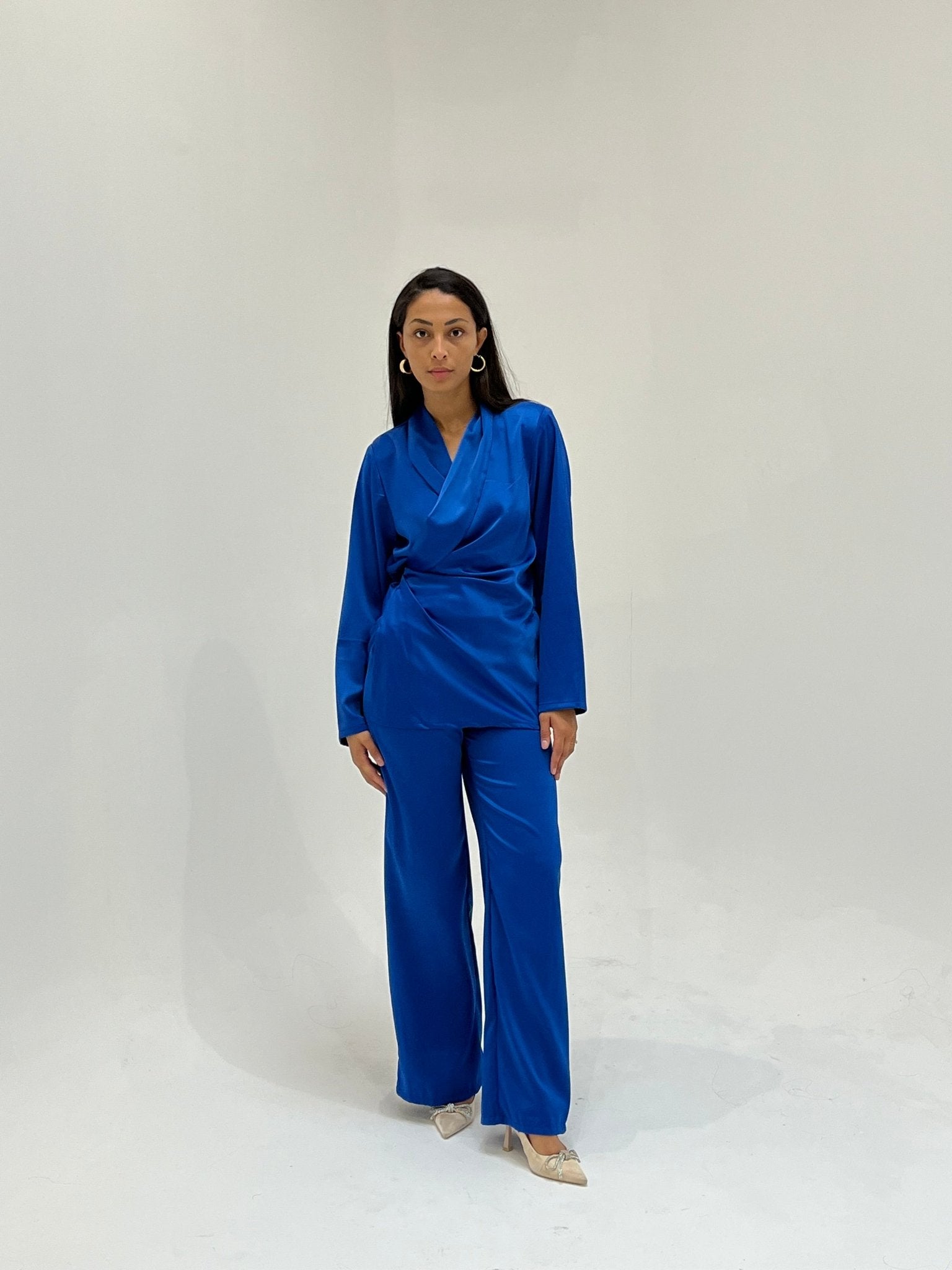 Ensemble Aisha Bleu Électrique