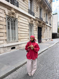 Ensemble Awa Rouge (Chemise + Hijab)