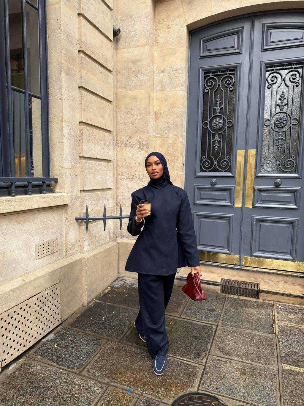 Ensemble Blazer Ornella Bleu Nuit