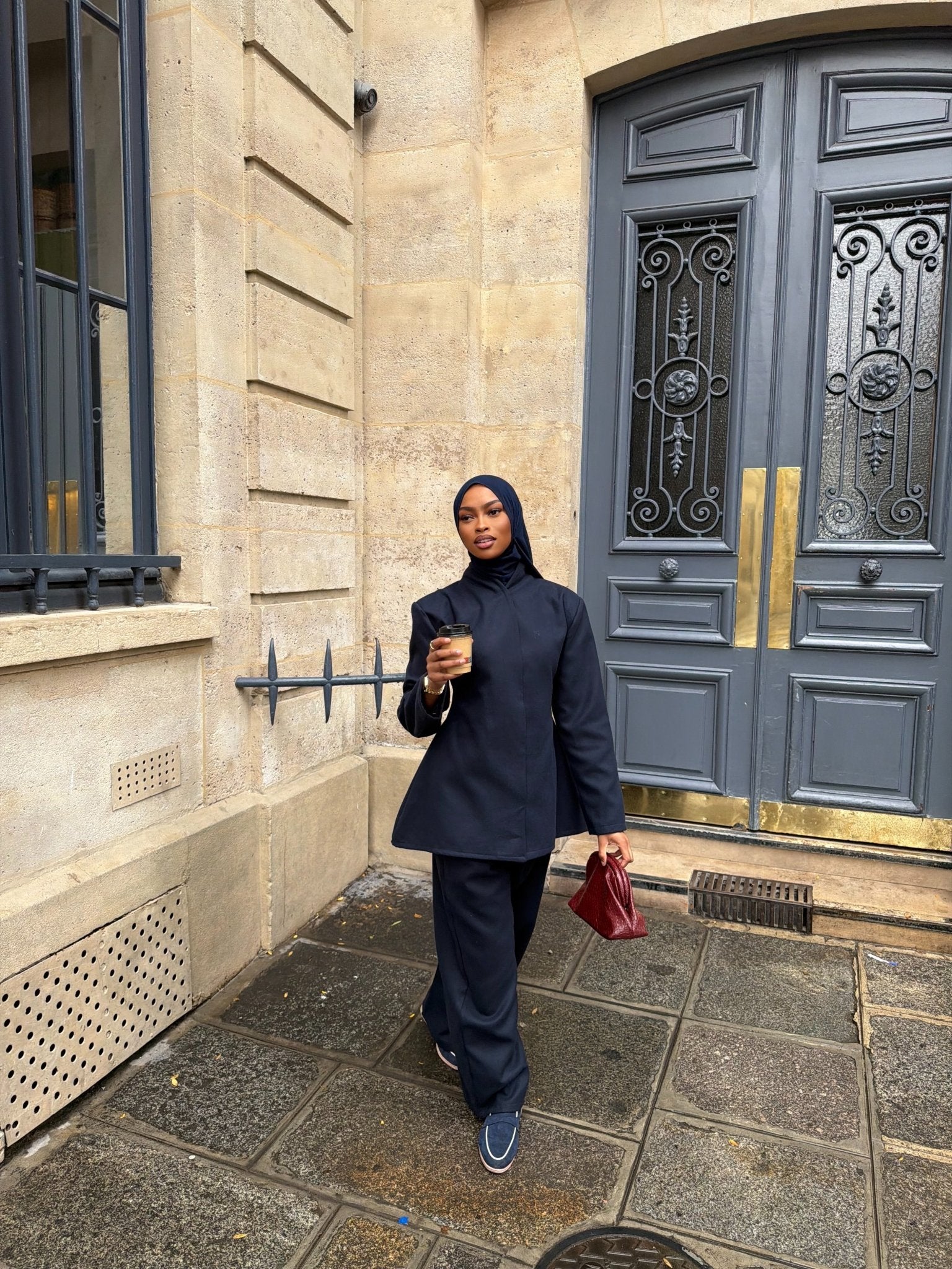 Ensemble Blazer Ornella Bleu Nuit