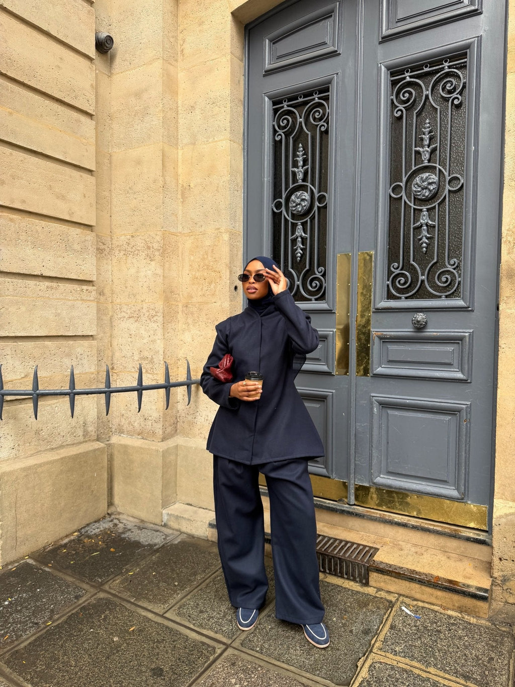 Ensemble Blazer Ornella Bleu Nuit