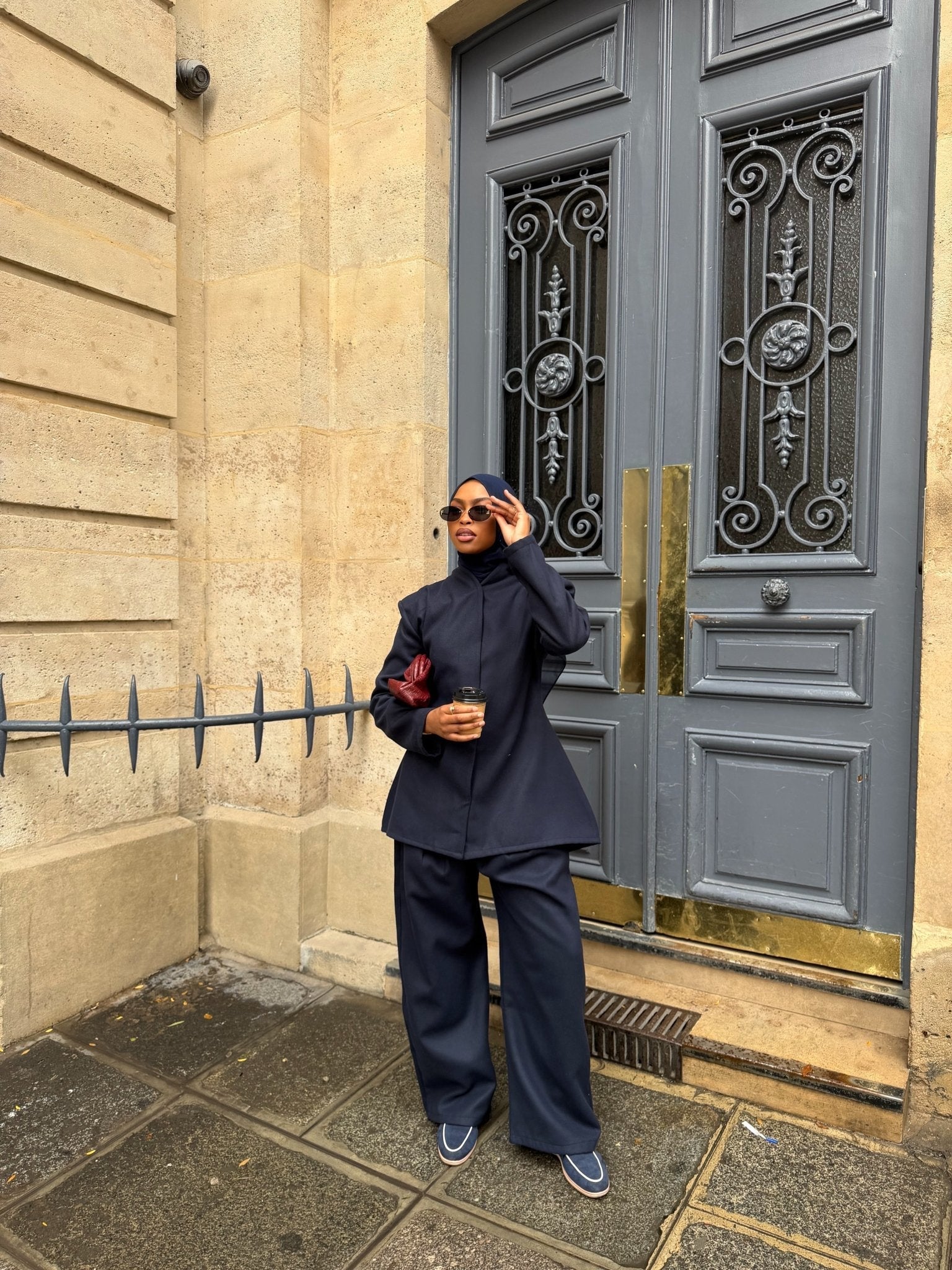 Ensemble Blazer Ornella Bleu Nuit