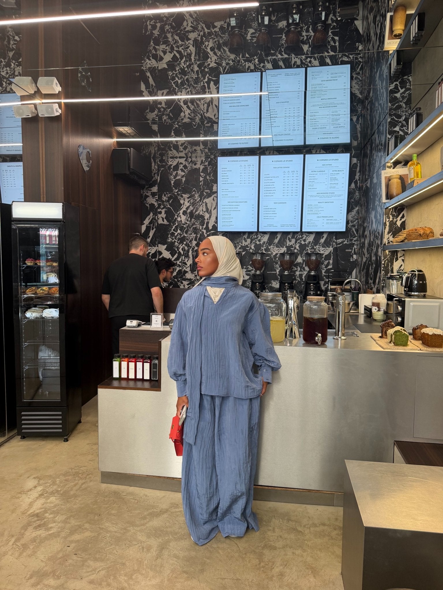 Ensemble Dalia Bleu lavande