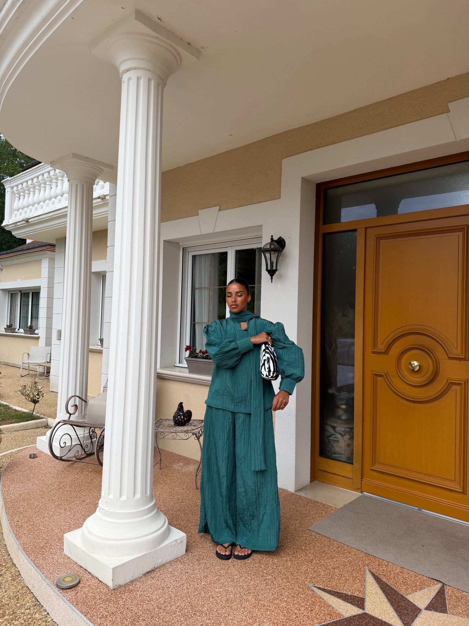 Ensemble Dalia Vert canard