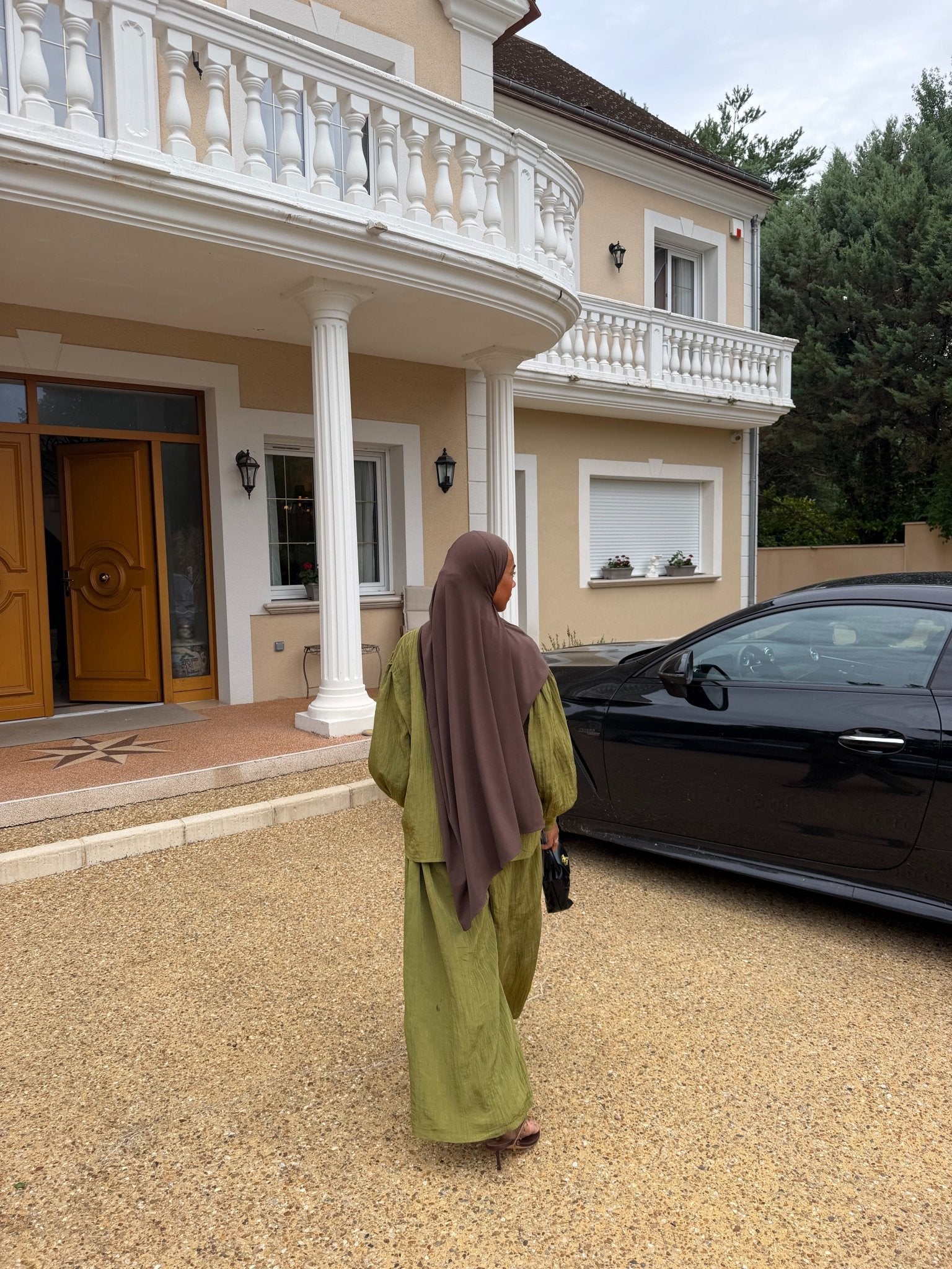Ensemble Dalia Vert olive