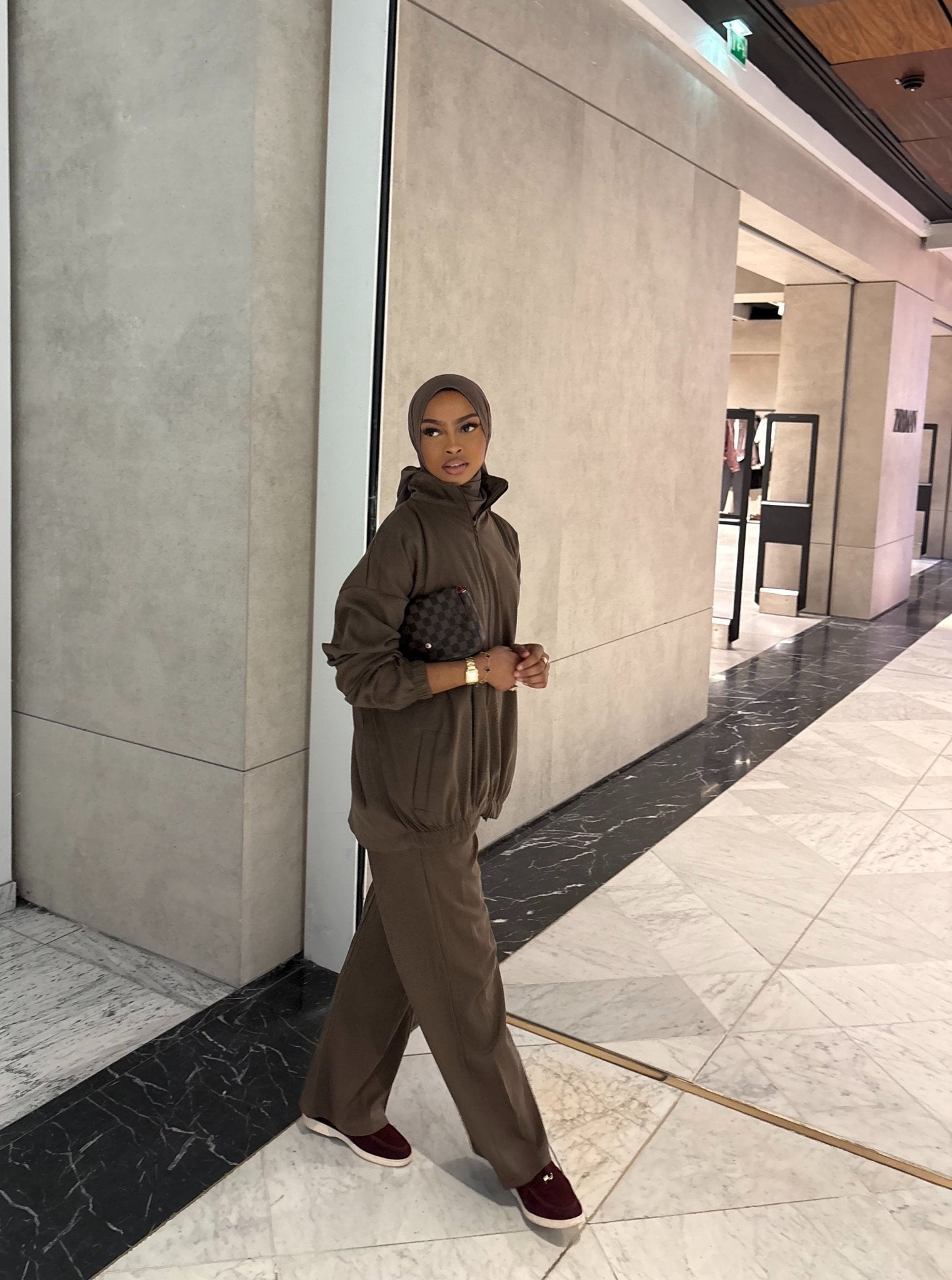Ensemble Elvira Marron Foncé