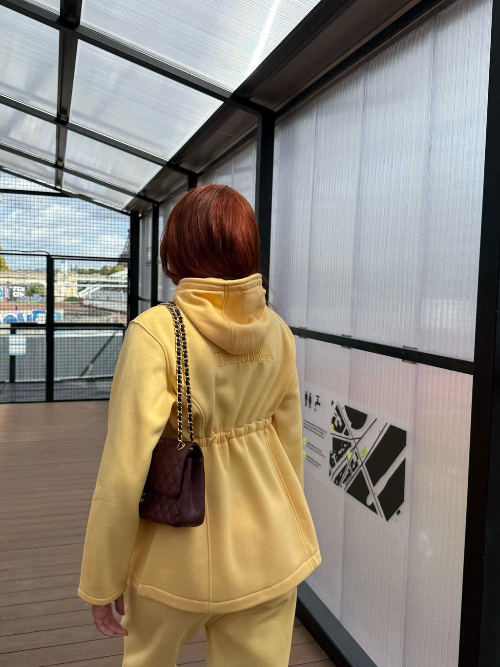 Ensemble Fit Girly Jaune