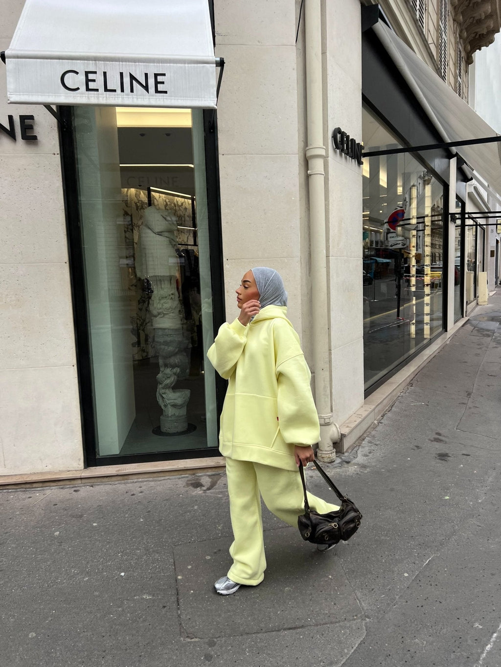 Ensemble Hoodie Heavy Beige ( Jupe ou Pantalon )