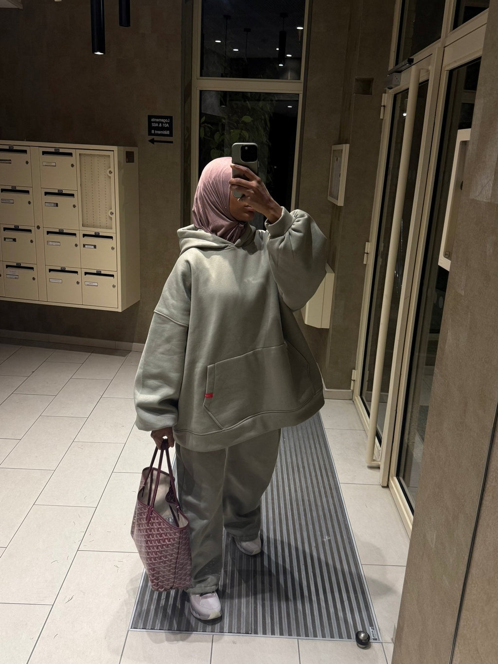 Ensemble Hoodie Heavy Beige ( Jupe ou Pantalon )