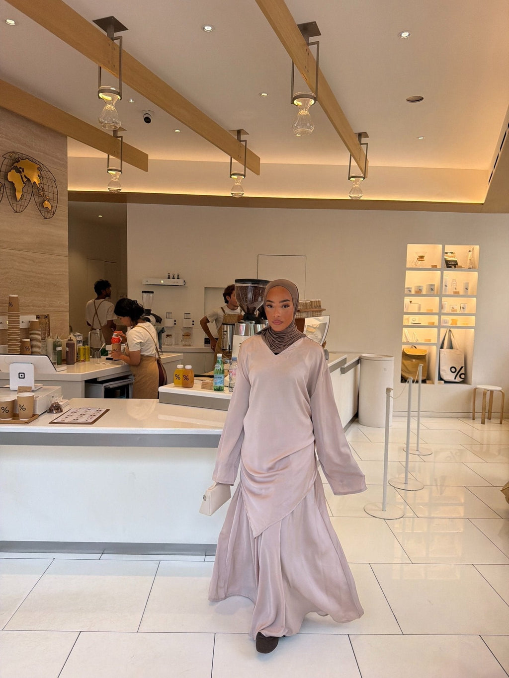Ensemble Iman - Beige rosé