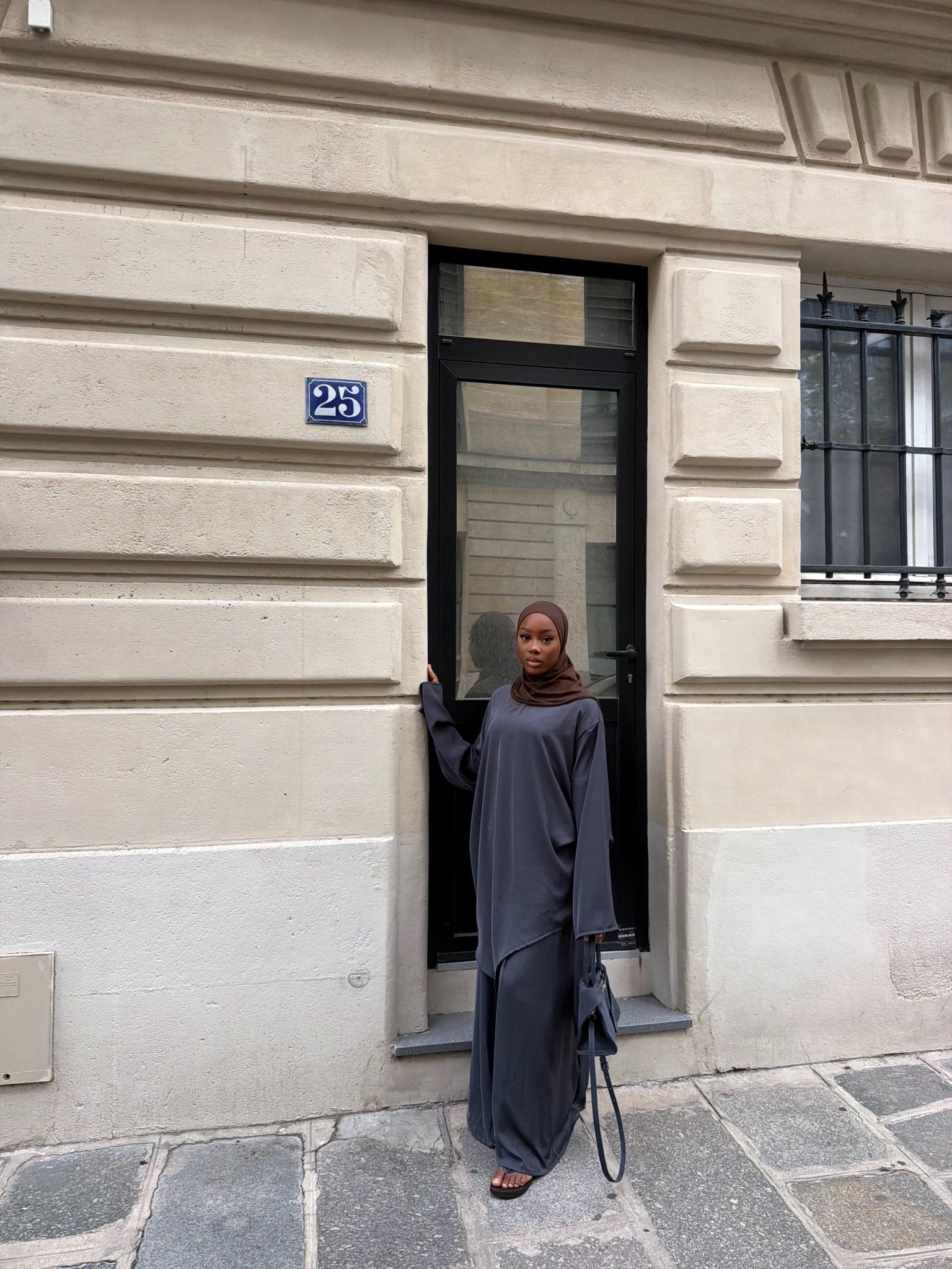 Ensemble Iman - Gris anthracite
