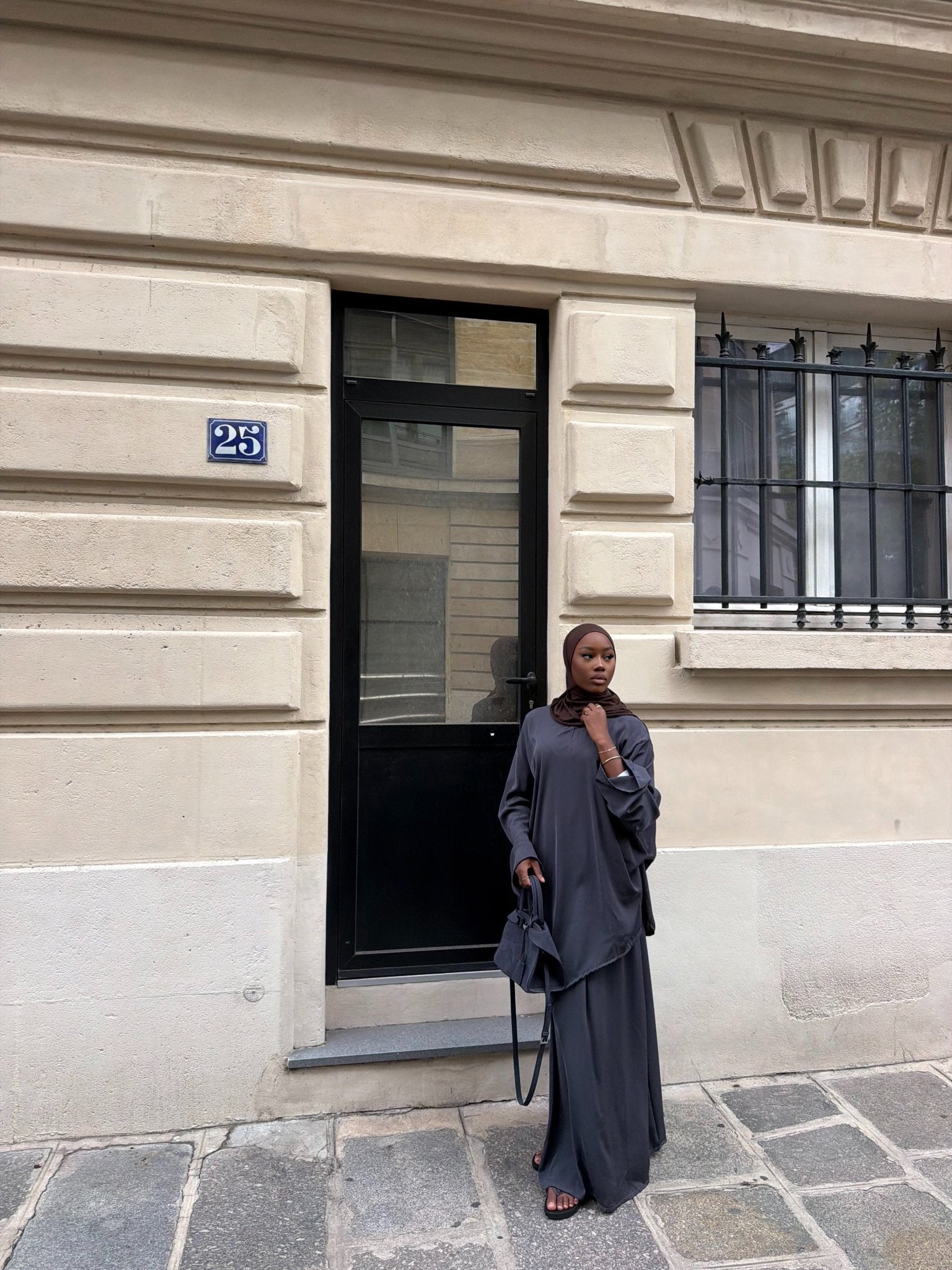Ensemble Iman - Gris anthracite