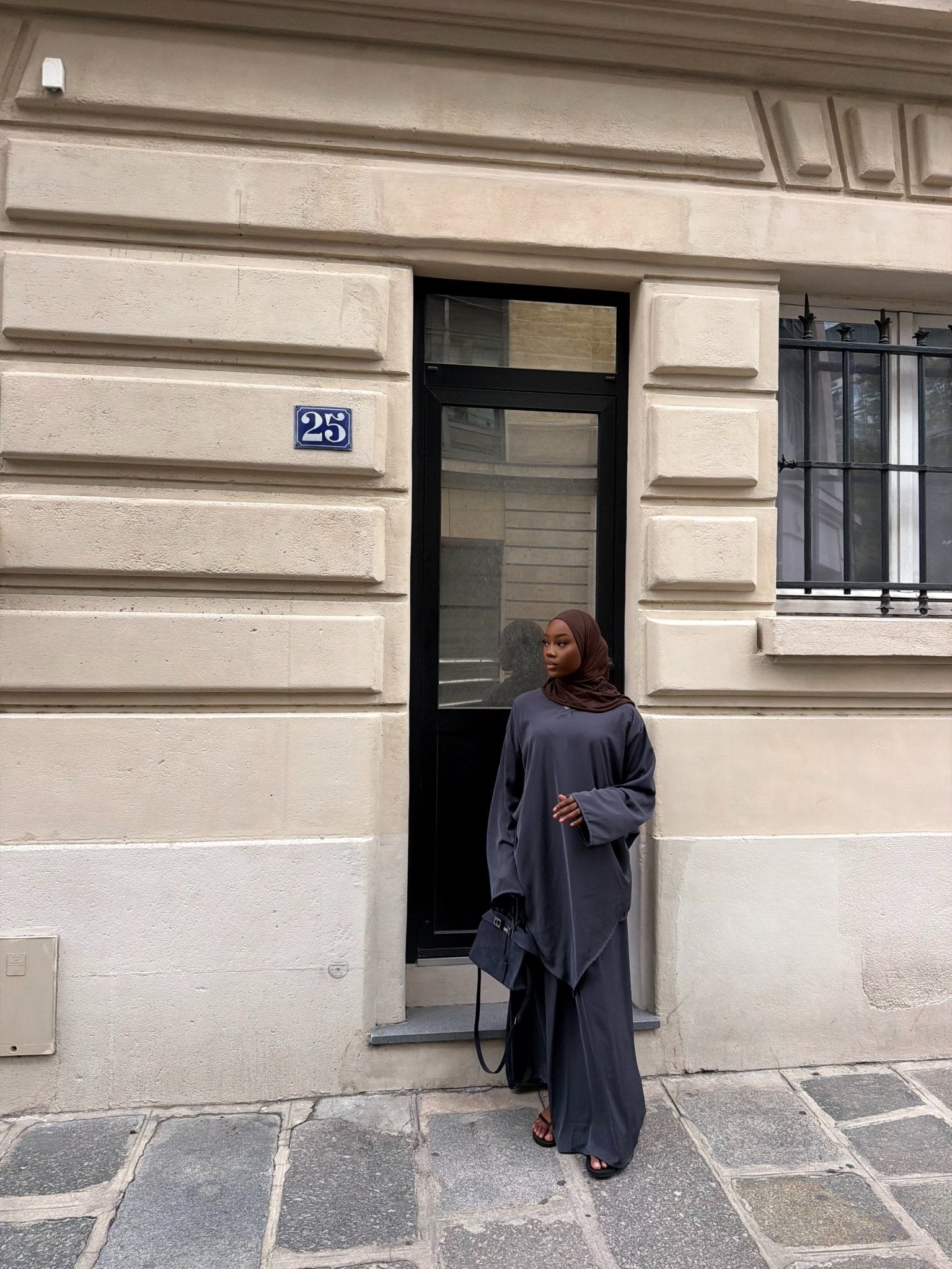 Ensemble Iman - Gris anthracite