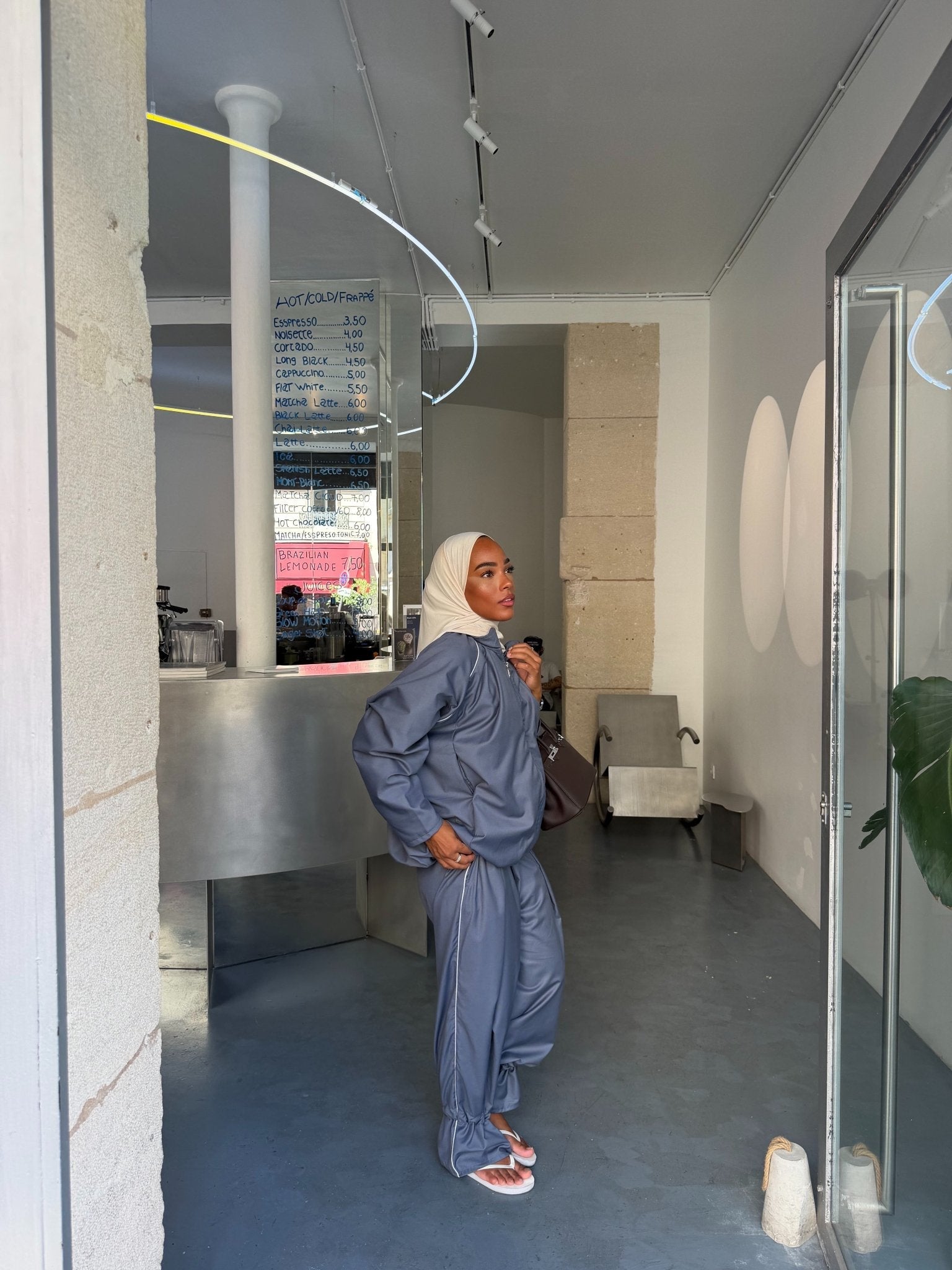 Ensemble jogging Imen - Bleu ardoise