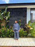 Ensemble Jogging Imen Bleu grisé