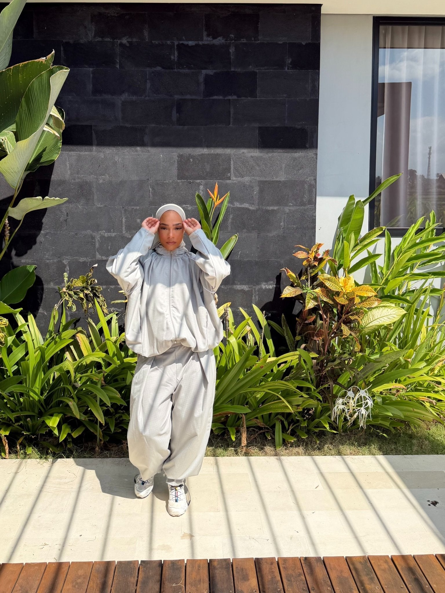 Ensemble Jogging Imen Gris