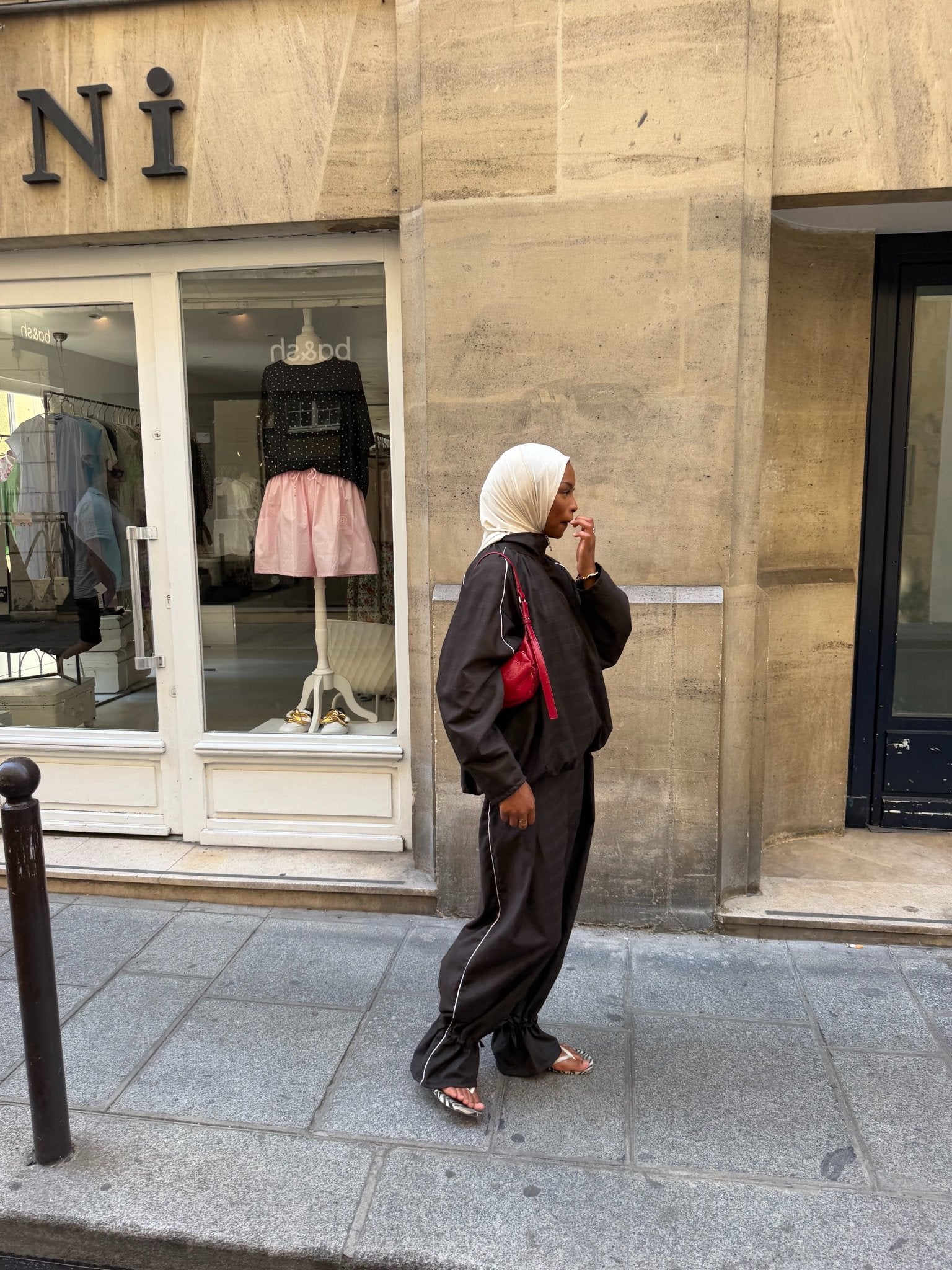 Ensemble jogging Imen - Marron foncé
