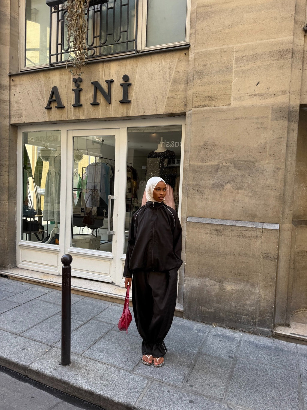 Ensemble jogging Imen - Marron foncé