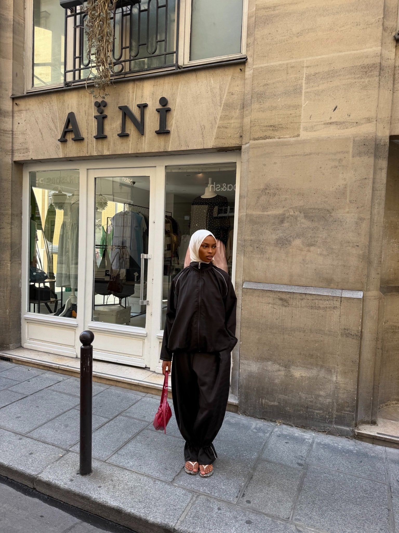 Ensemble jogging Imen - Marron foncé
