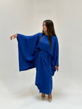 Ensemble Malaisien Bleu Électrique
