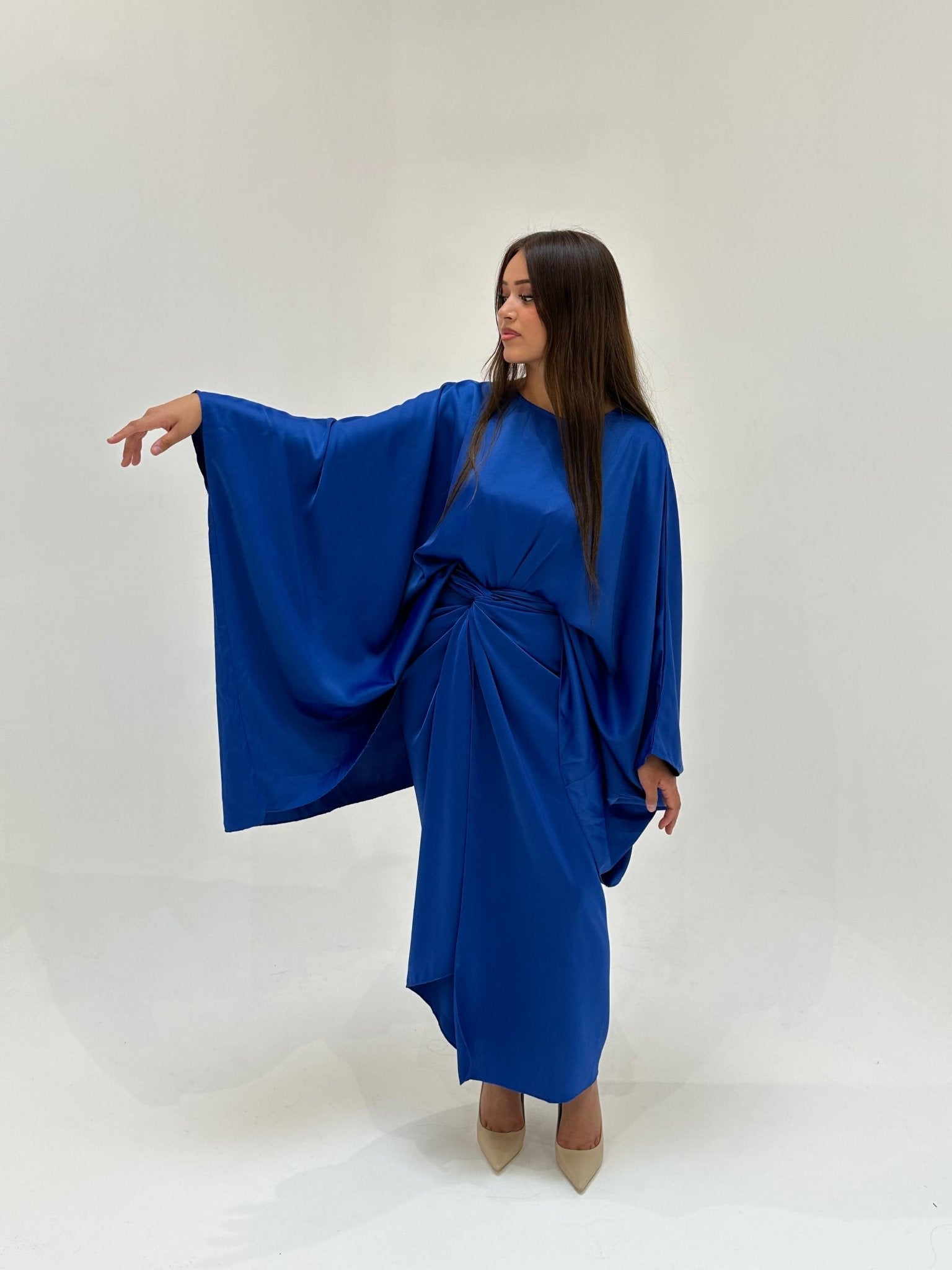 Ensemble Malaisien Bleu Électrique