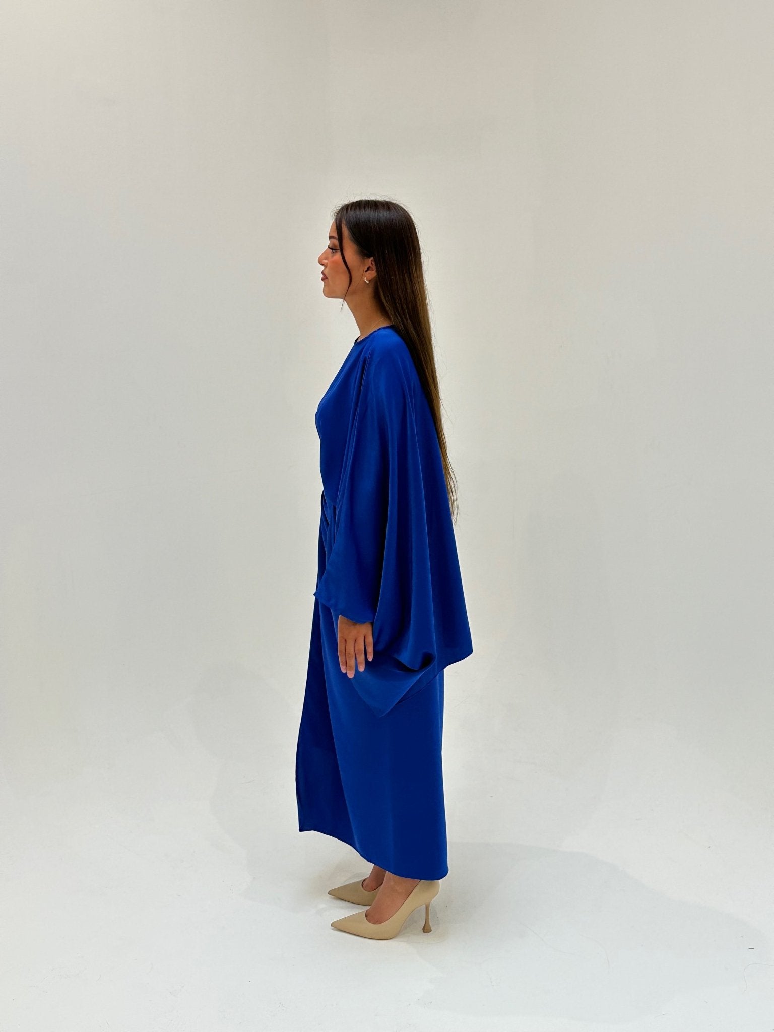 Ensemble Malaisien Bleu Électrique