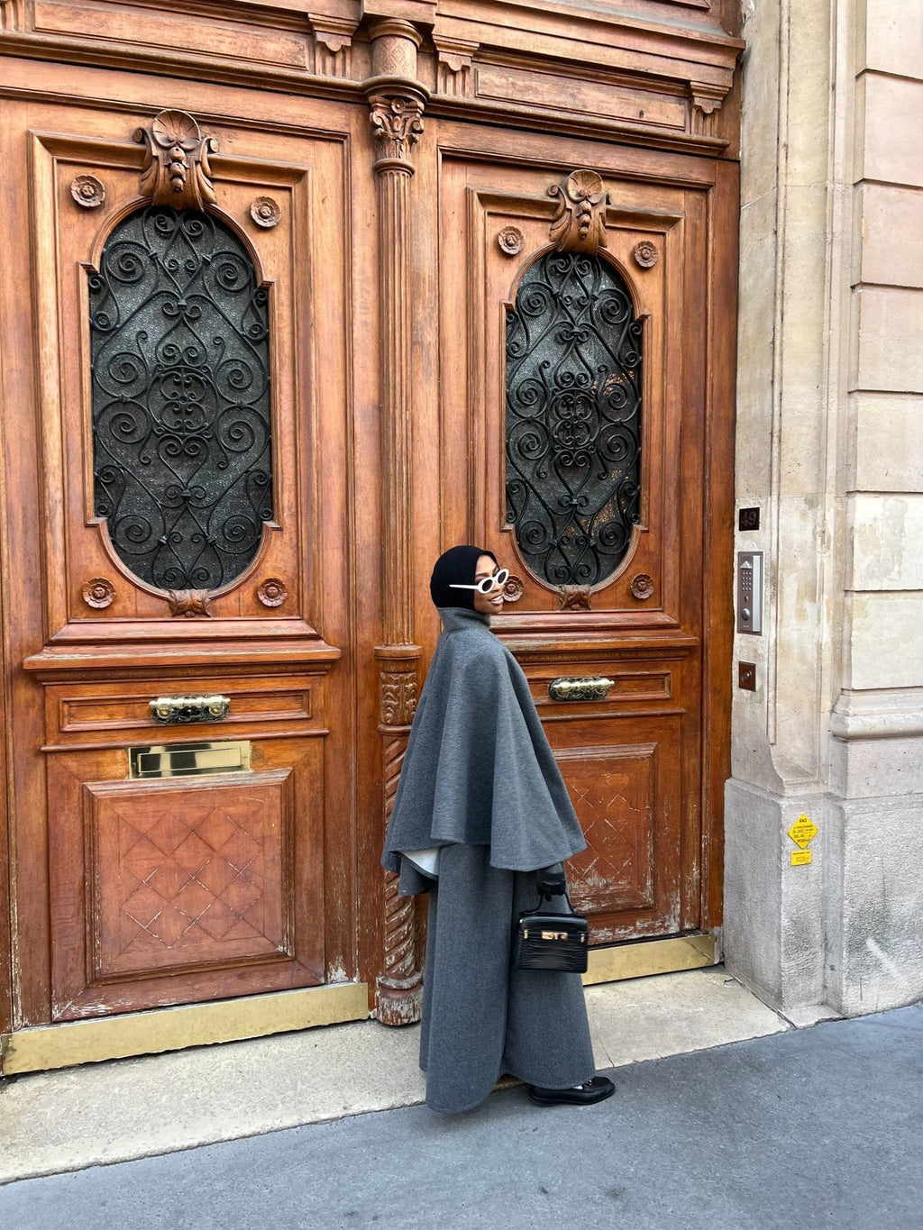 Ensemble Poncho Dana Gris