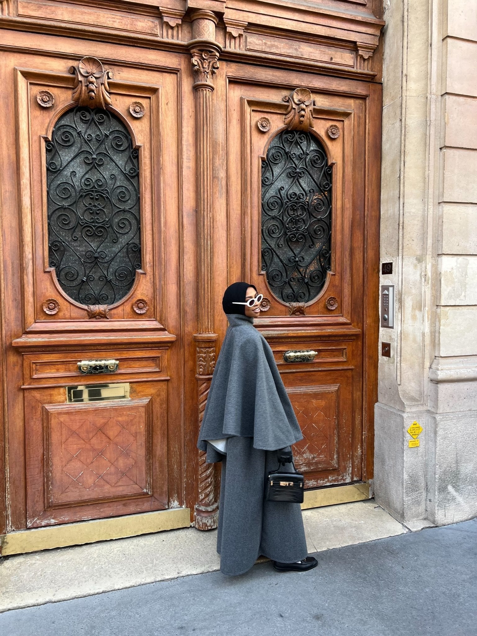 Ensemble Poncho Dana Gris