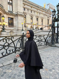 Ensemble Poncho Luna Noir