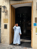 Abaya Salma Bleu ciel