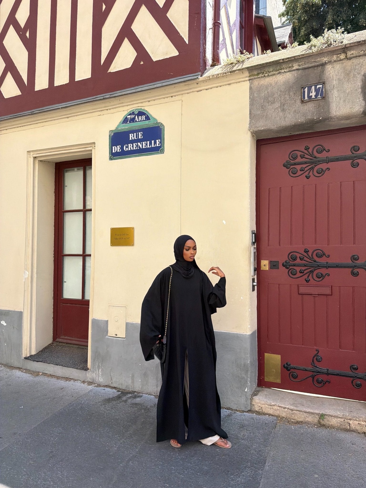 Abaya Salma Noir