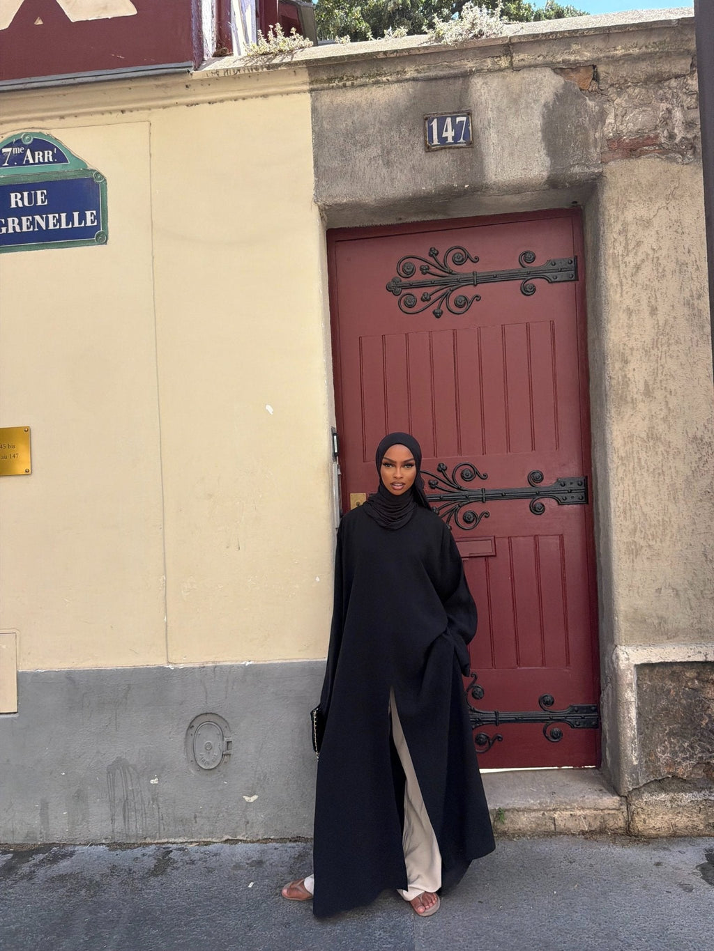 Abaya Salma Noir