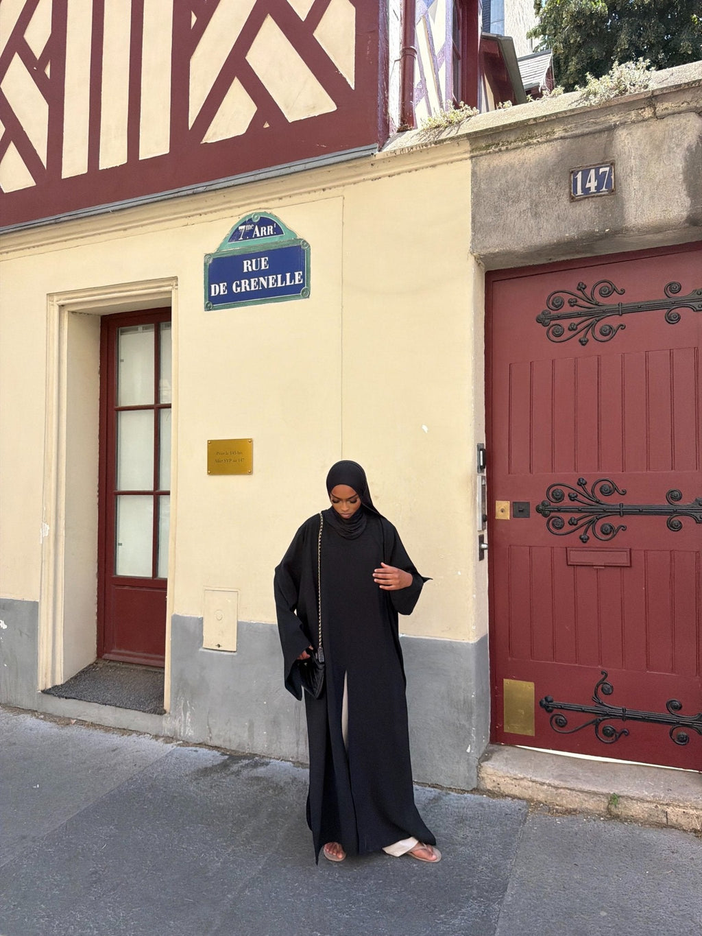 Abaya Salma Noir